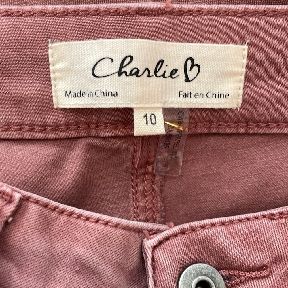 NWT! Charlie B raspberry bootcut jeans - Picture 7 of 9